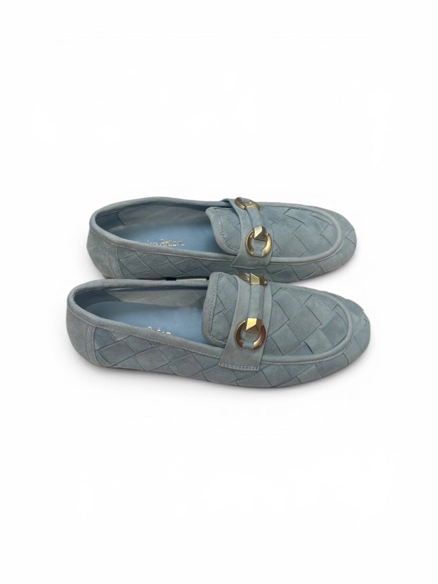 Pedro Anton blue suede loafers
