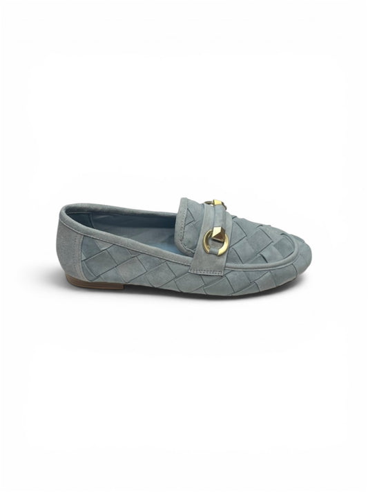 Pedro Anton blue suede loafers