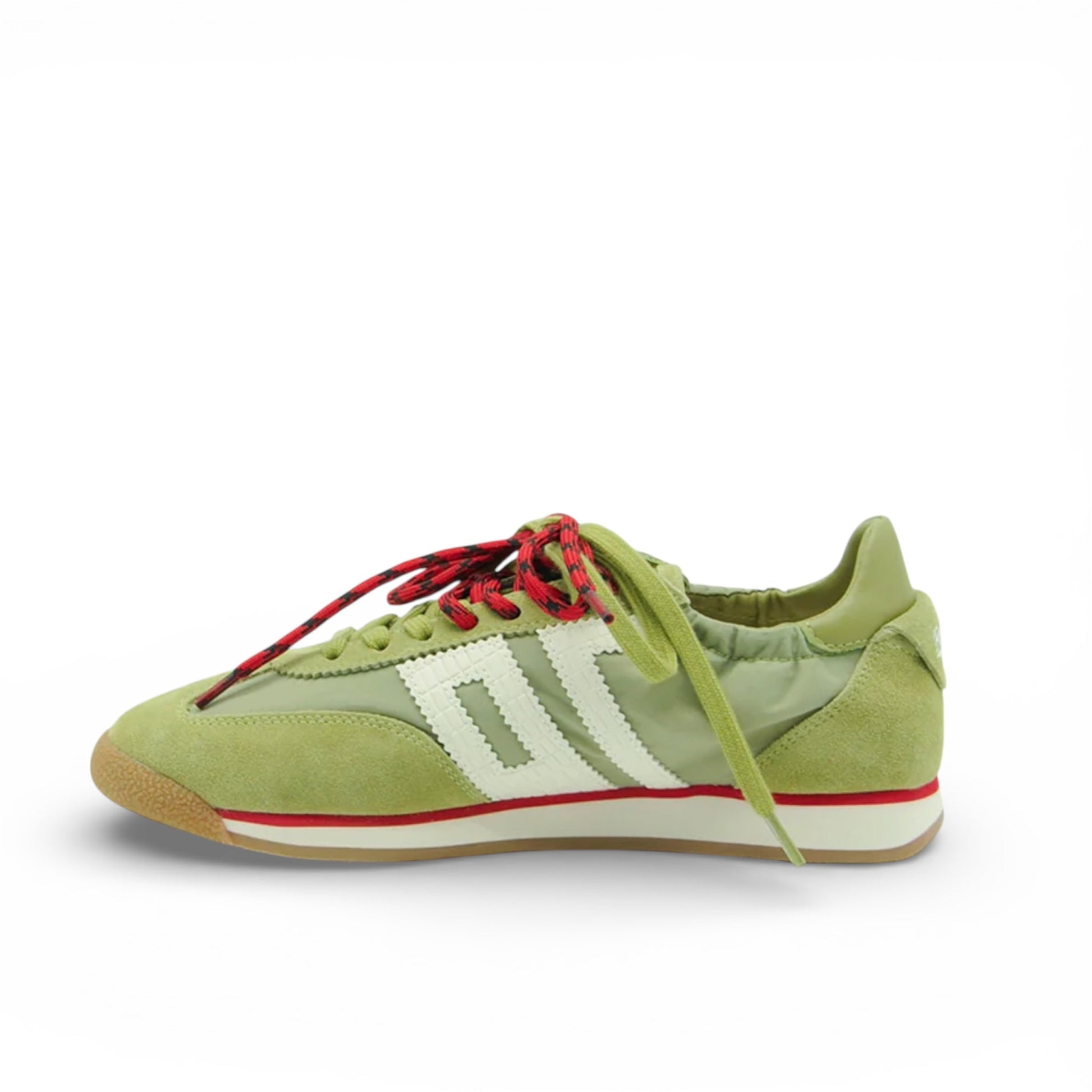 Back 70 lime green streetwear sneaker - Melissakshoes