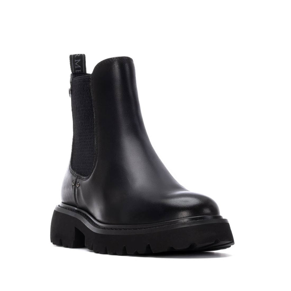 Carmela black leather  Chelsea ankle boots