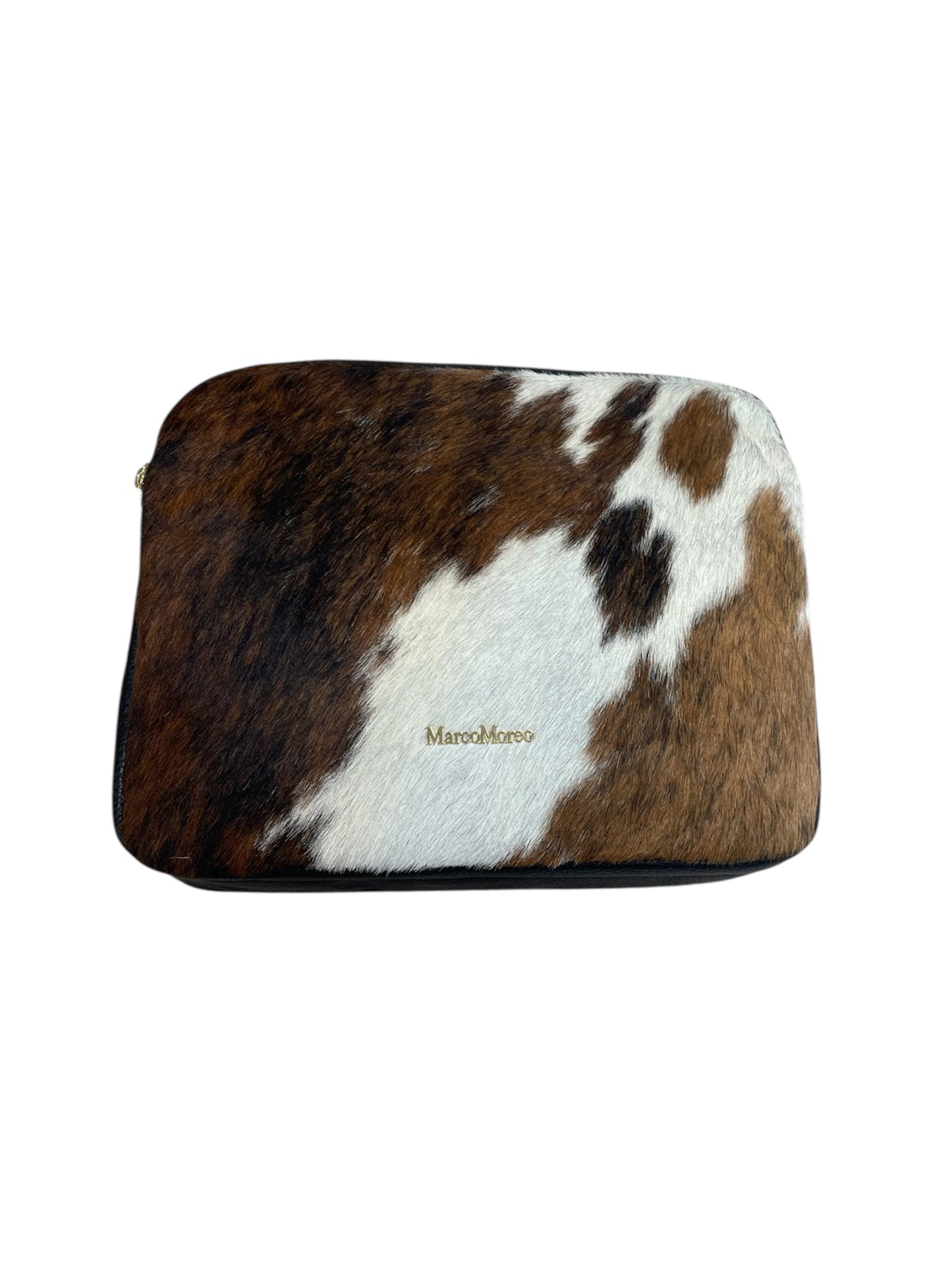 Marco Moreo cow print leather shoulder bag