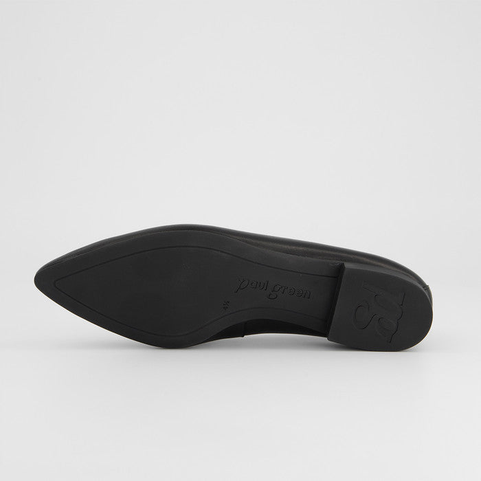 Paul Green black leather loafers