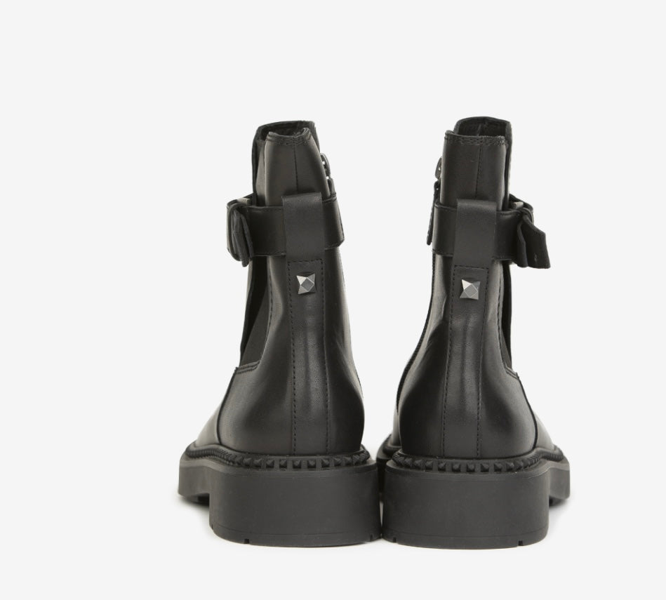 ASH  Margot black leather ankle boot