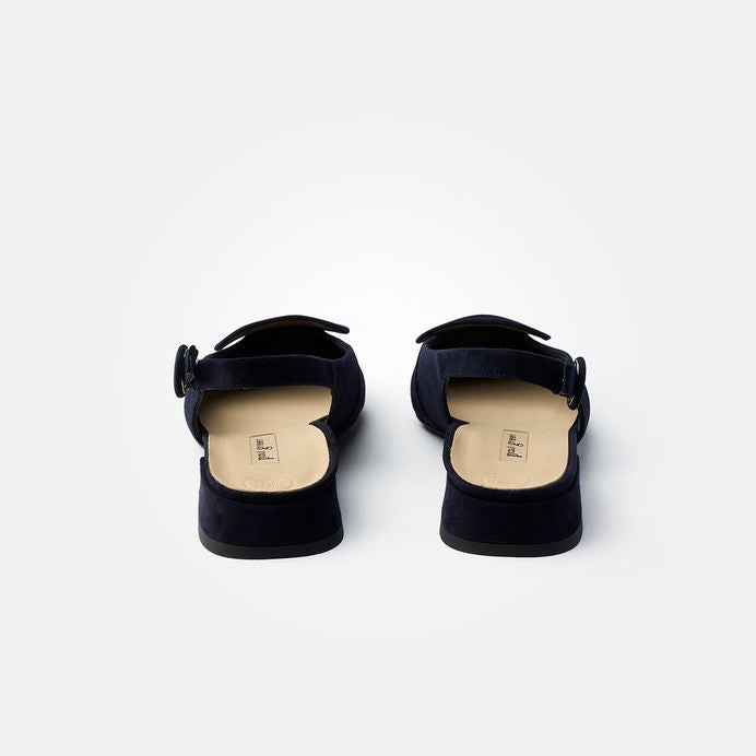 Paul Green navy suede slingback sandal - Melissakshoes