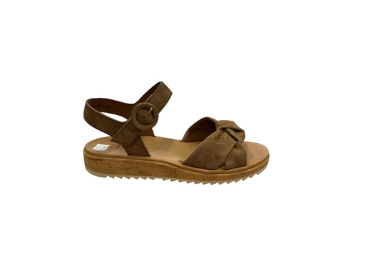 Paul Green brown suede strap sandal