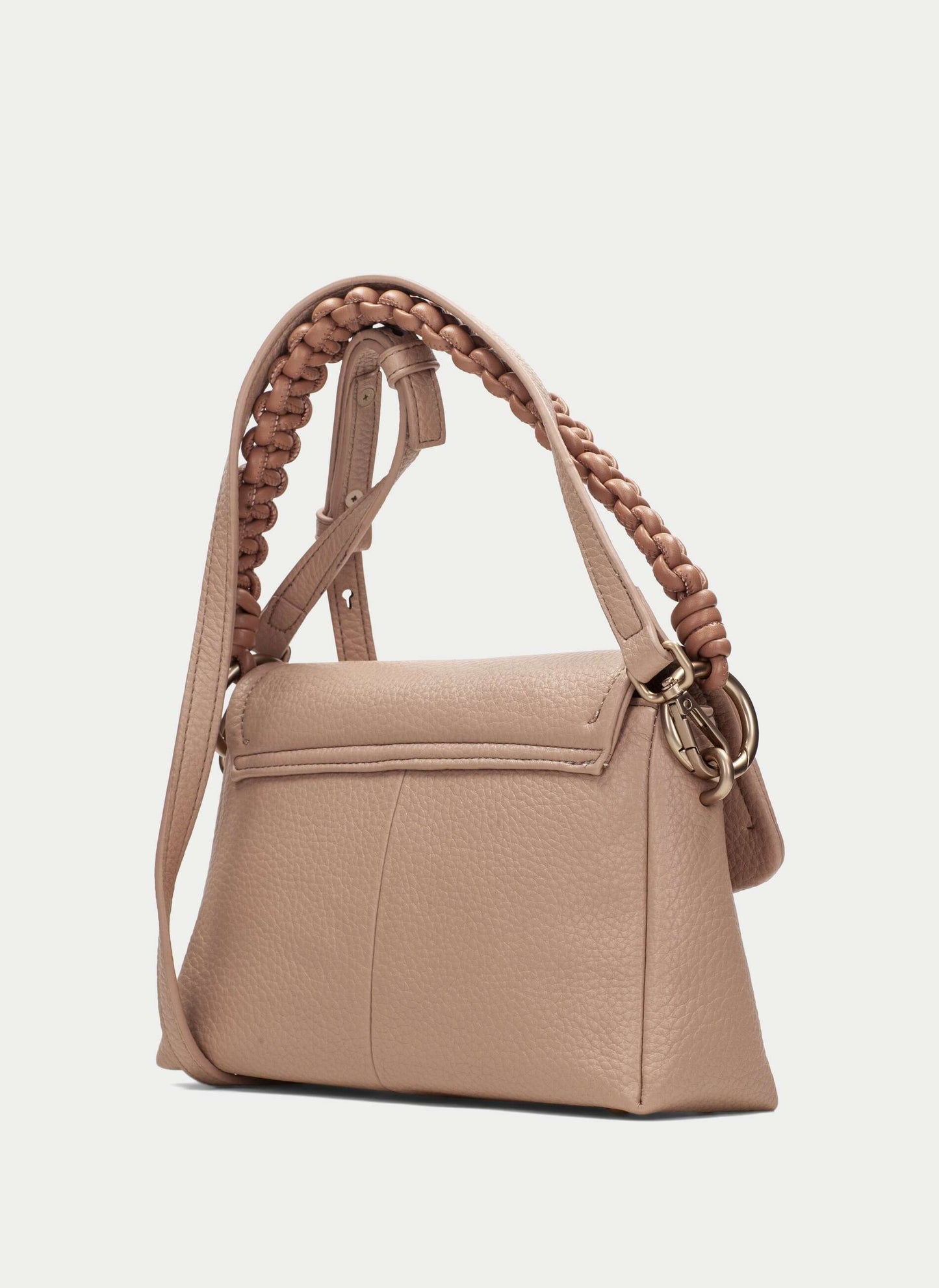 Hispanitas almond leather shoulder bag
