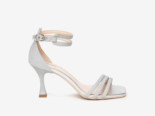 Nerogiardini silver sandals