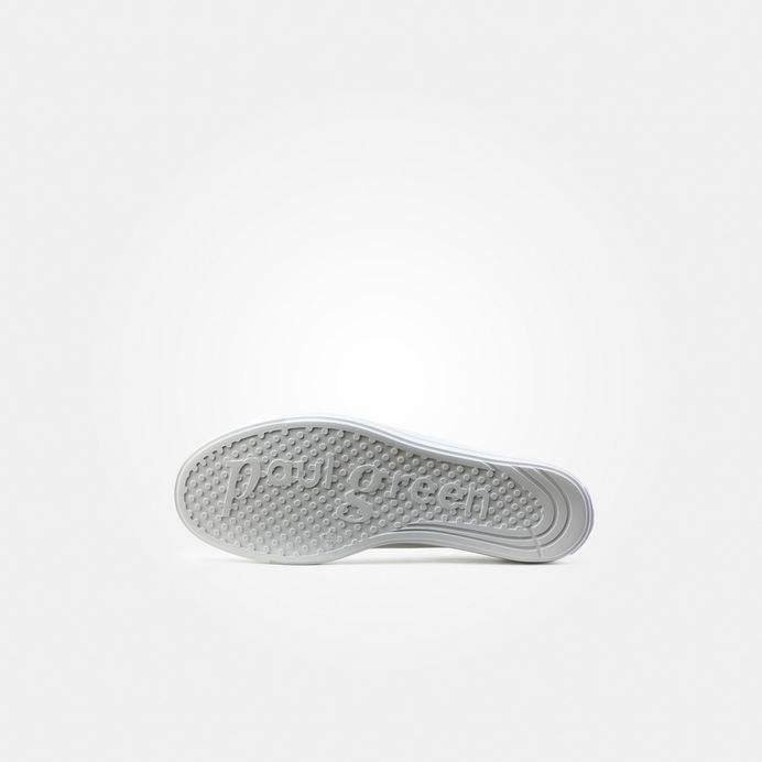 Paul Green white leather platform sneakers