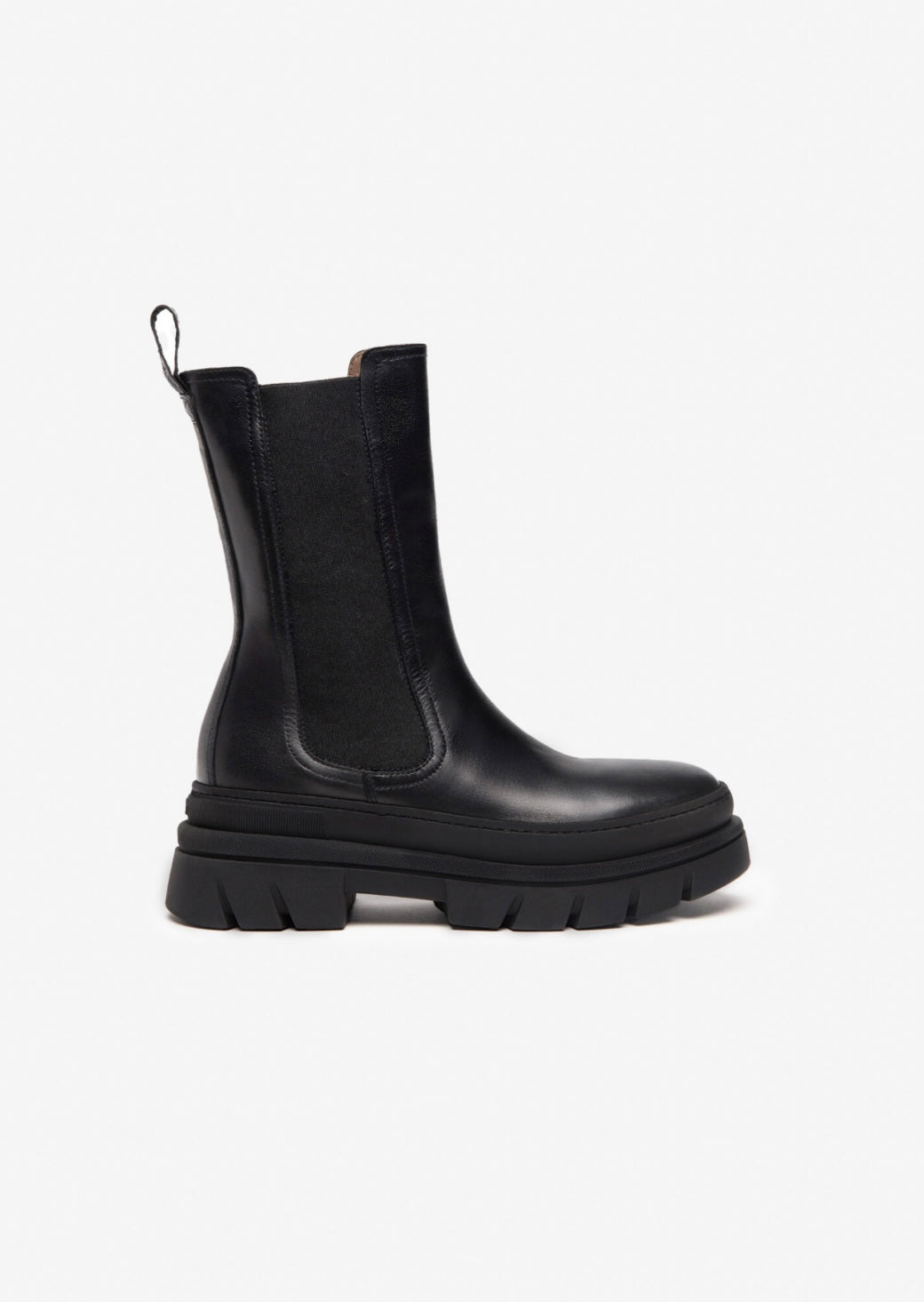 Nerogiardini black leather boots