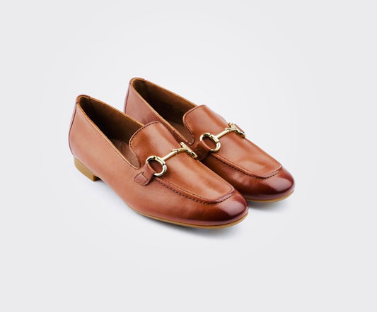 Paul Green cognac loafers - Melissakshoes
