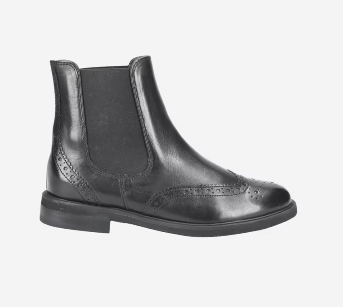 Paul Green classic black leather Chelsea boot - Melissakshoes