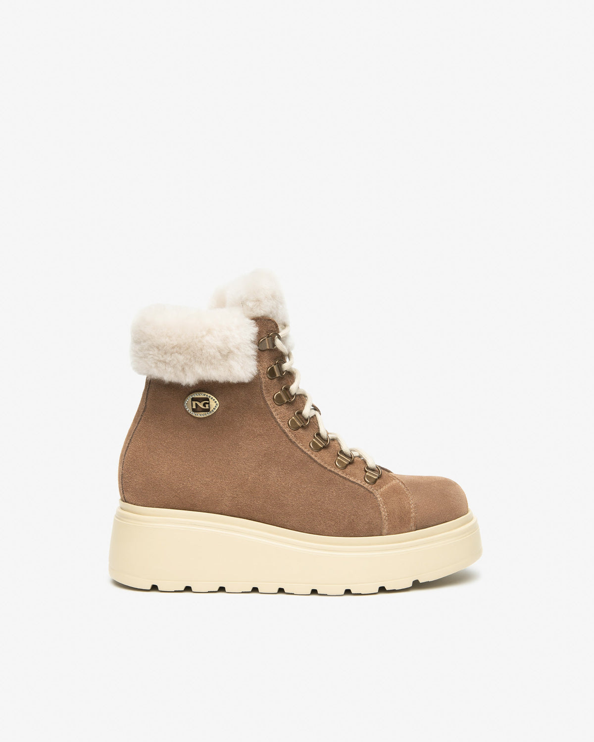 NeroGiardini tan suede ankle boots