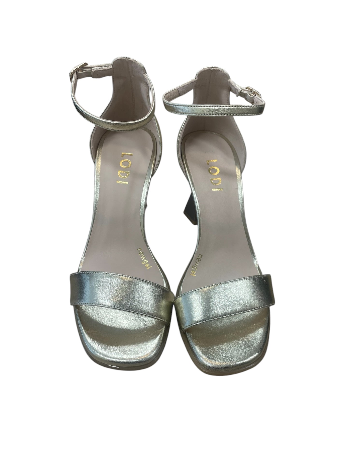 Lodi Gold leather sandals