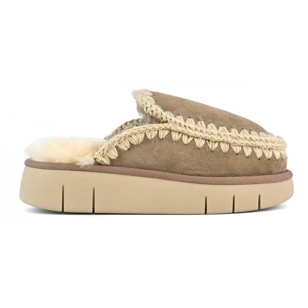Mou bounce sheepskin slippers