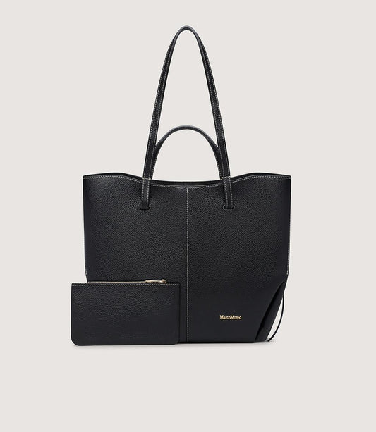 Marco Moreo black leather tote bag