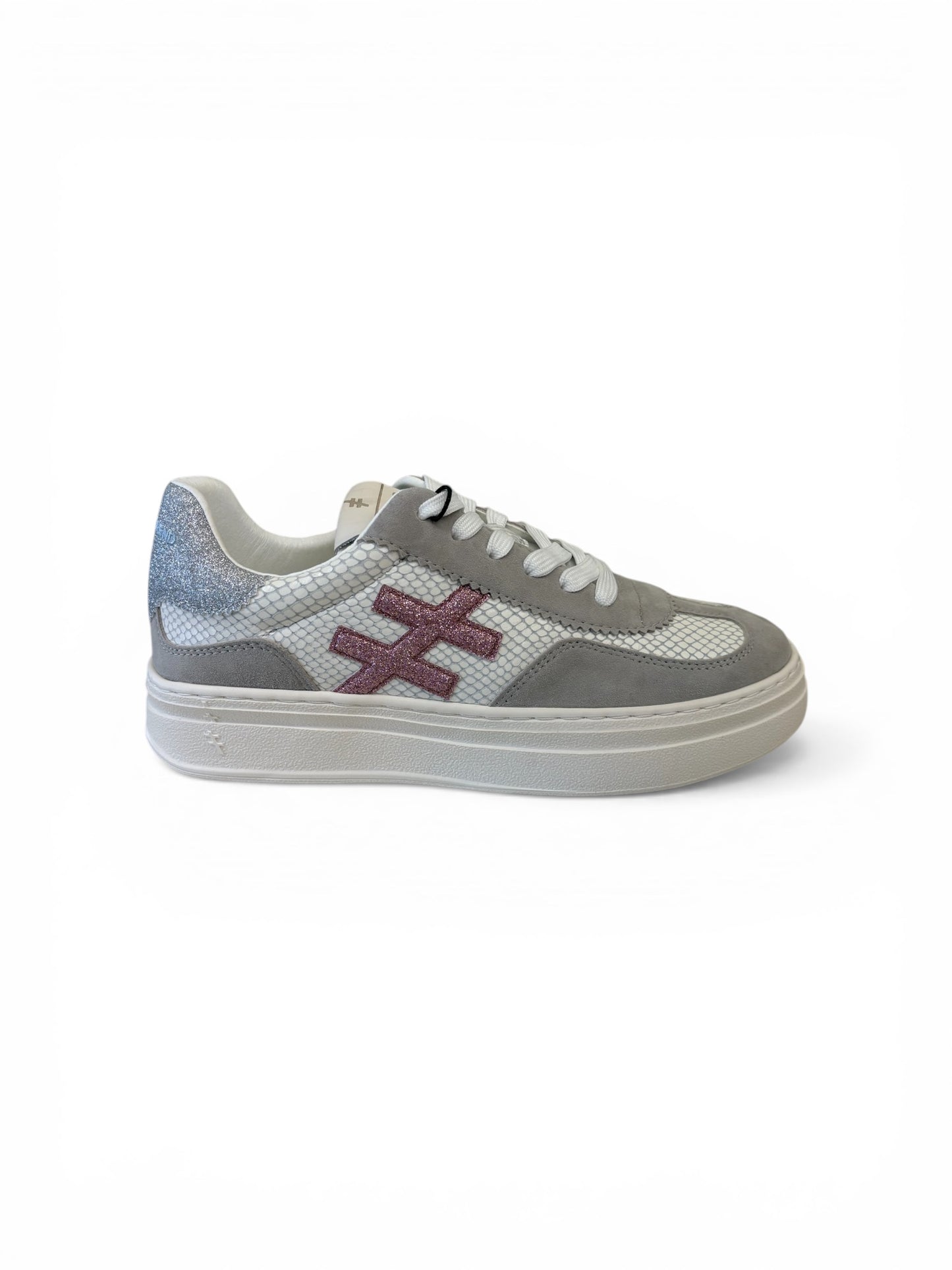 ANOTHER TREND grey suede platform sneaker