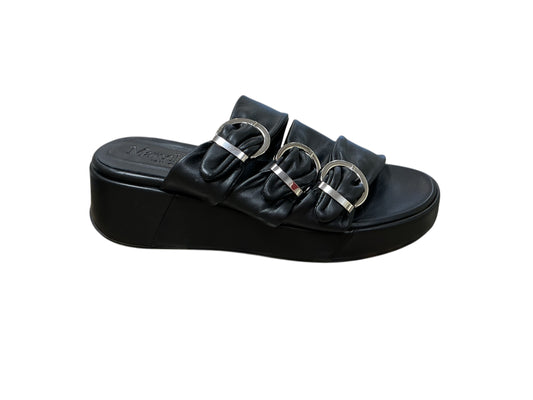 Marco Moreo black leather sandals