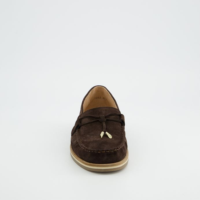 Paul Green brown suede loafers - Melissakshoes