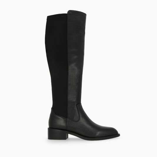 Lodi black knee high boots