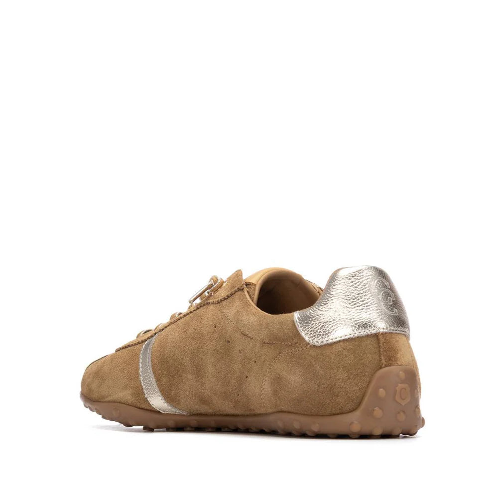 Carmela tan suede sneaker