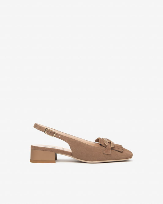 NeroGiardini brown suede slingbacks - Melissakshoes