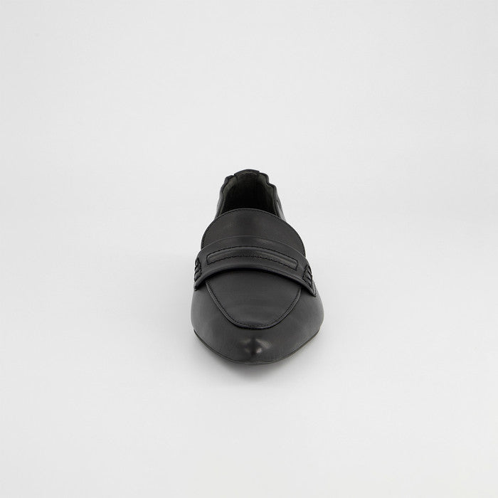 Paul Green black leather loafers
