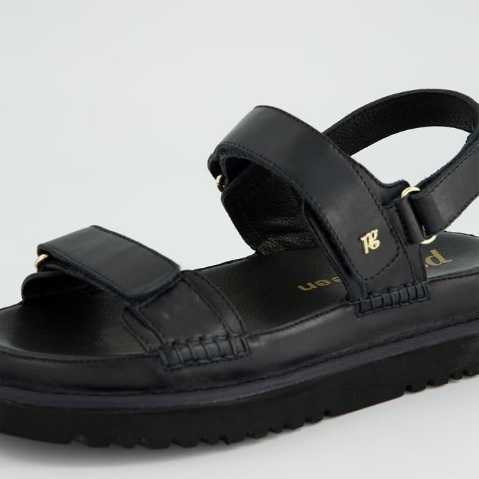 Paul green black trekking style sandals