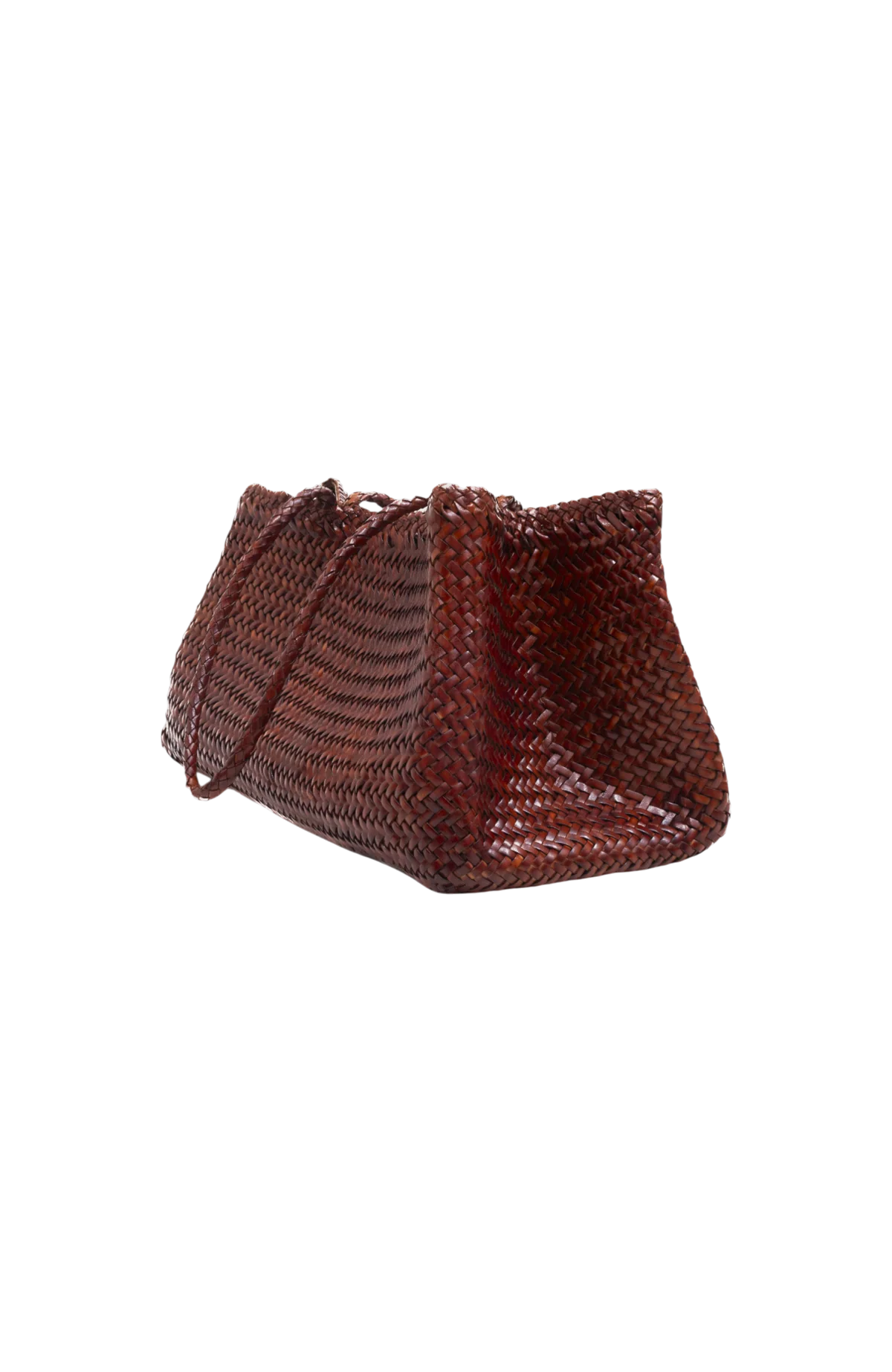 ALĒO toffee hand woven shopper - Melissakshoes