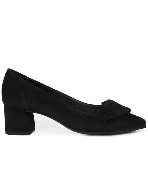 Paul Green black suede shoes