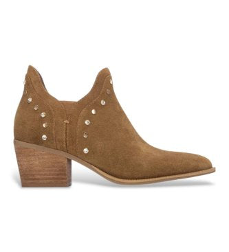 Carmela tan suede ankle boots