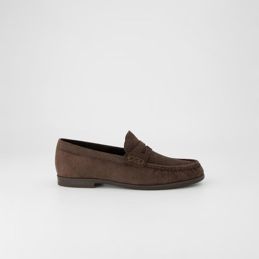 Paul green suede leather mocca loafer