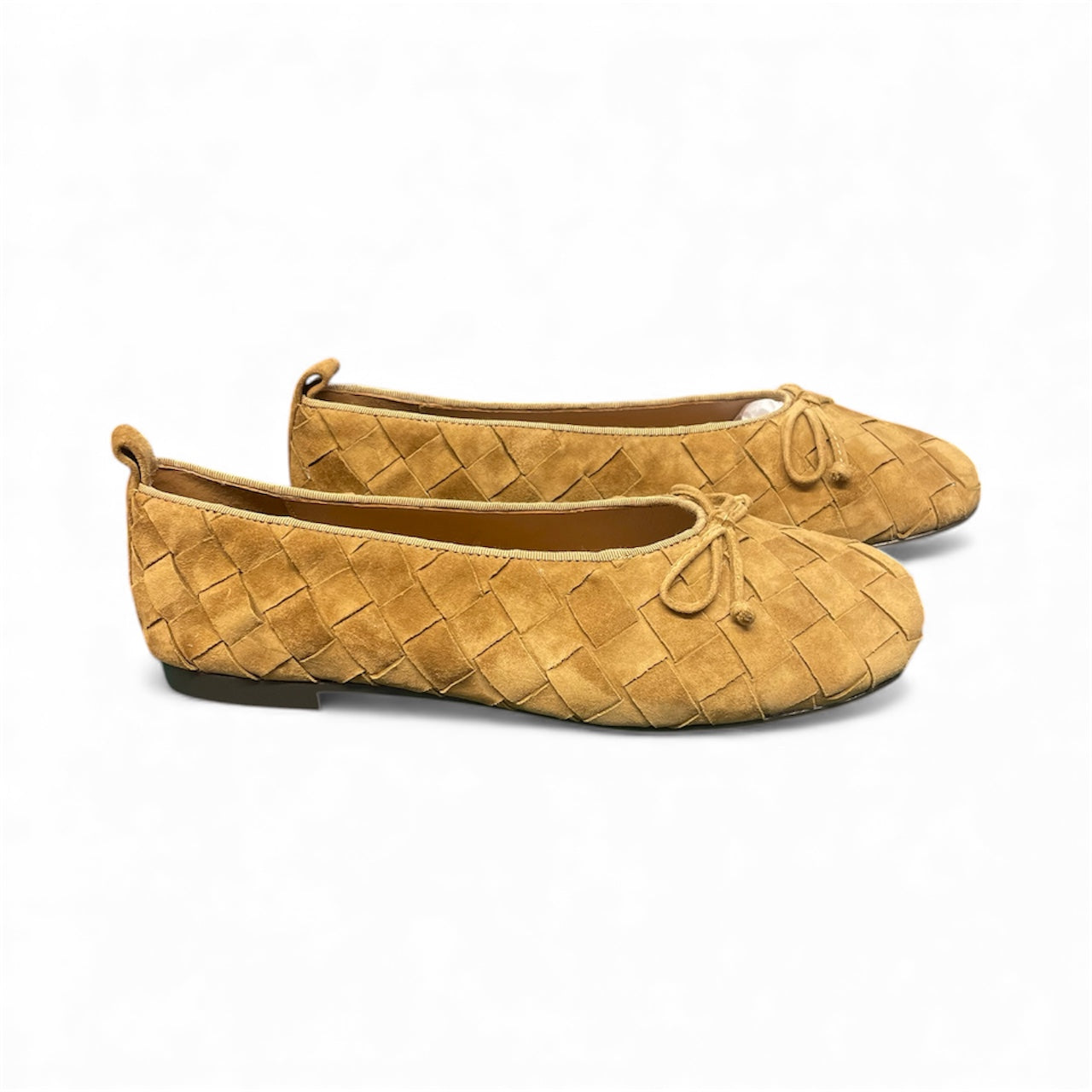 Pedro Anton tan suede ballerinas - Melissakshoes