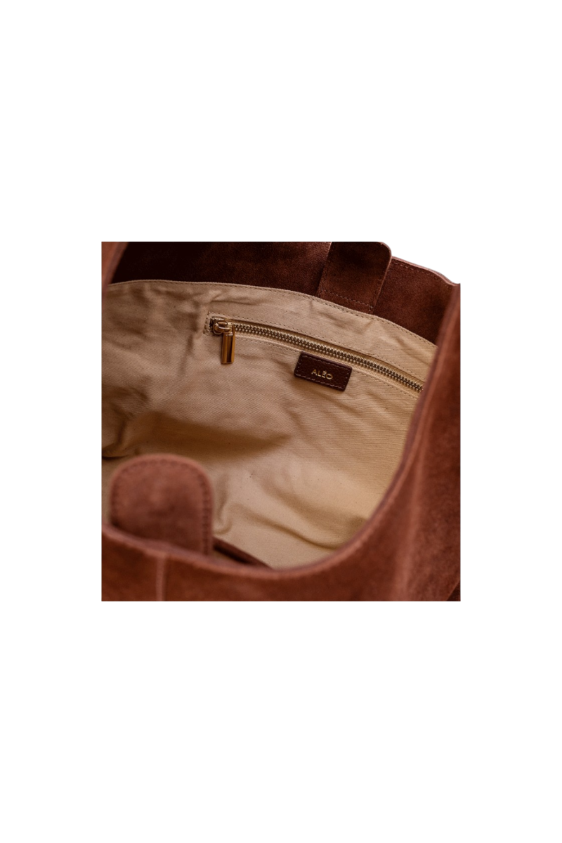 Alēo toffee suede hobo style shopper