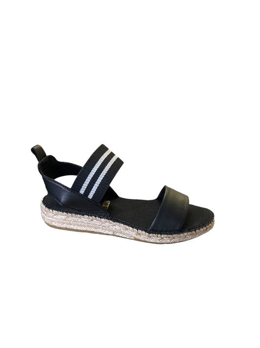 Vidoretta black leather sandals