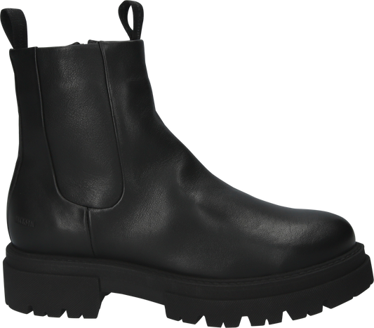 Blackstone black leather chelsea  ankle boot
