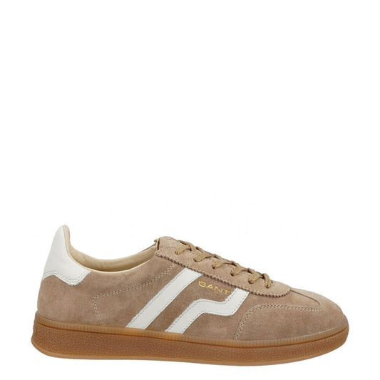 Gant brown and cream suede sneaker