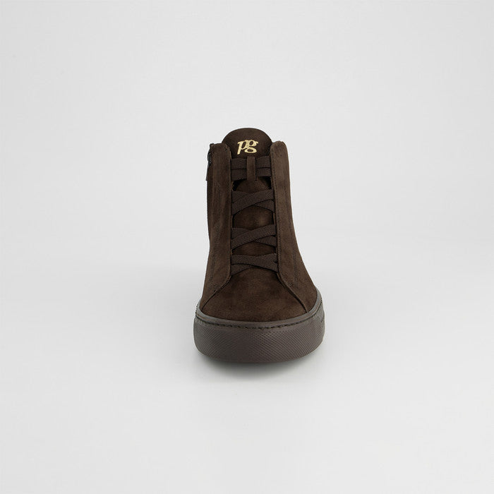 Paul Green brown suede hightop sneakers