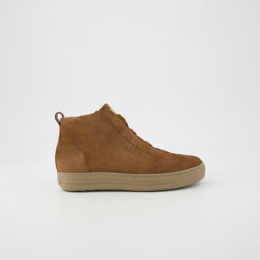 Paul Green tan suede hightop sneakers