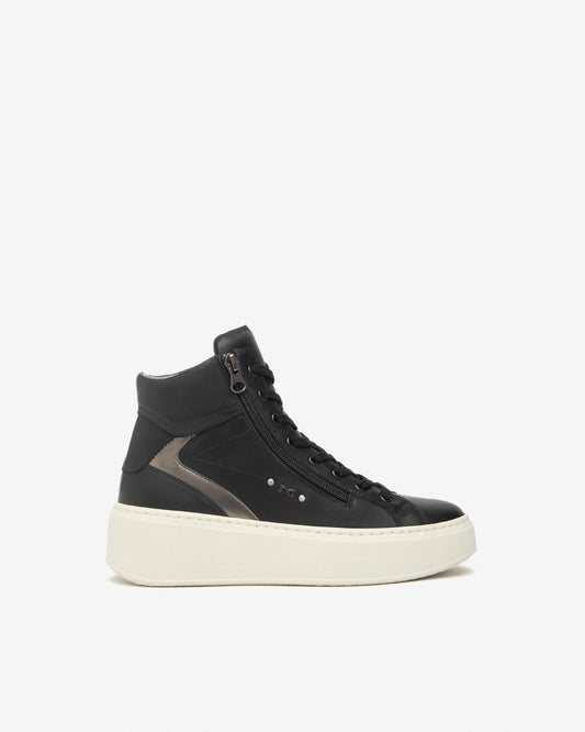 NeroGiardini black leather sneakers