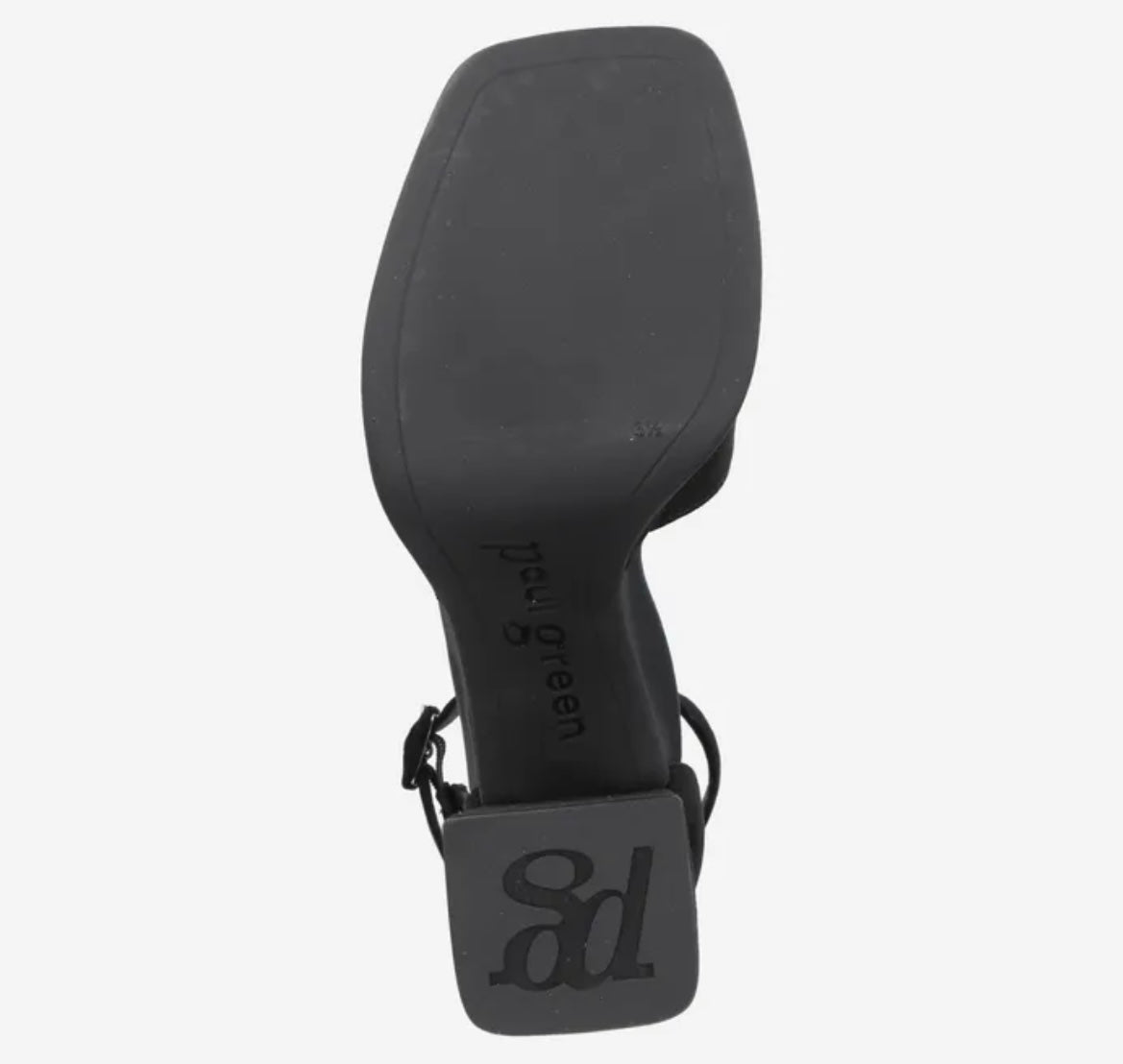 Paul Green black suede sandals