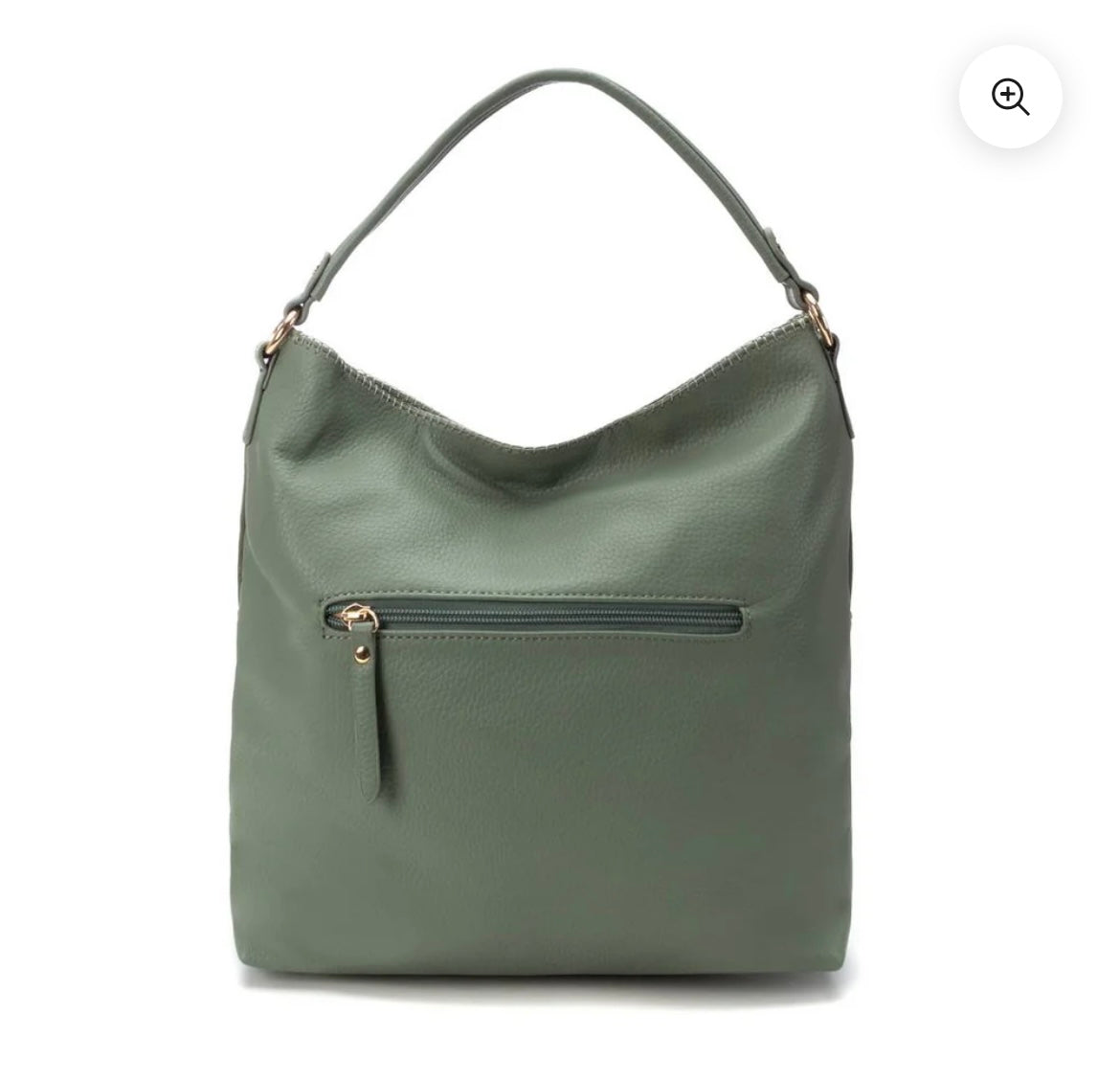 Carmela leather and suede shoulder bag