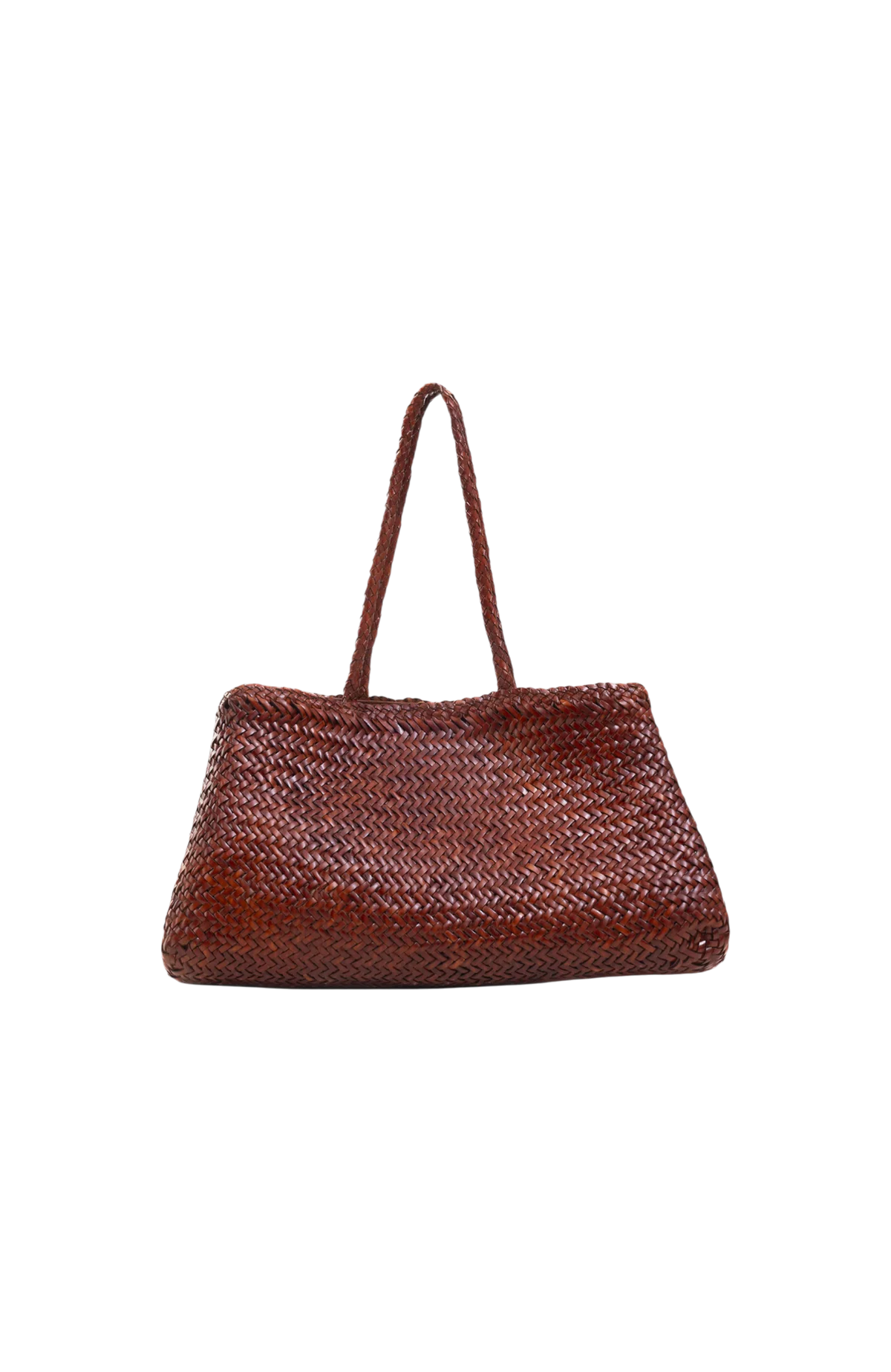 ALĒO toffee hand woven shopper - Melissakshoes