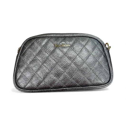Marco Moreo silver leather crossbody bag