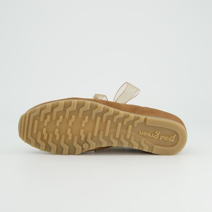 Paul Green tan suede sneaker - Melissakshoes