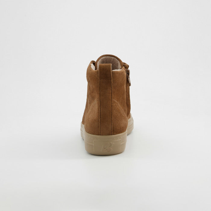 Paul Green tan suede hightop sneakers
