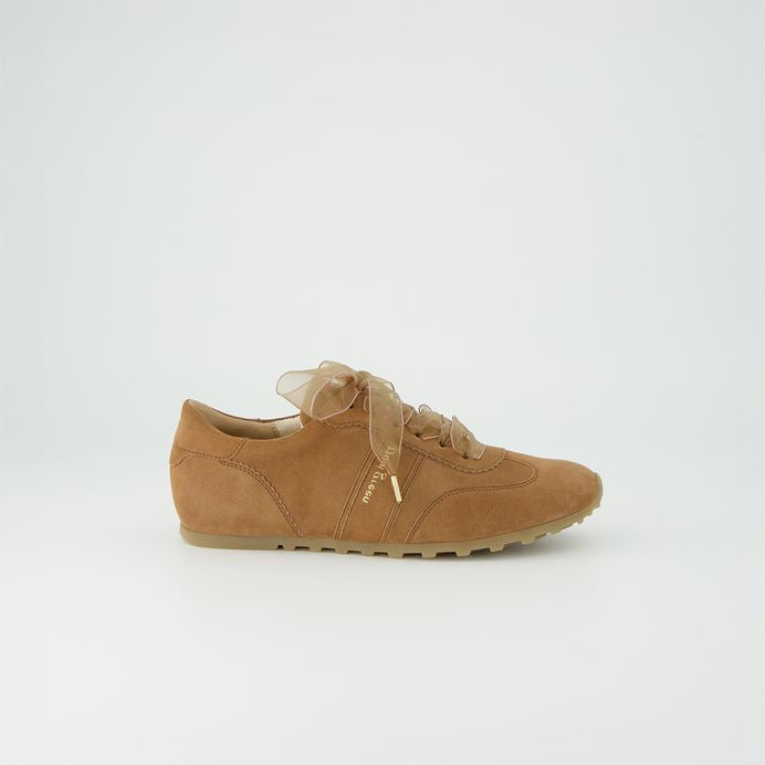 Paul Green tan suede sneaker - Melissakshoes