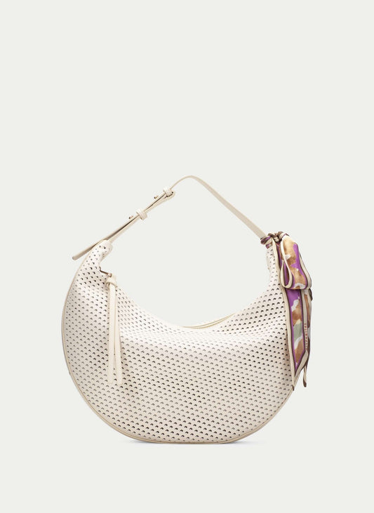 Hispanitas cream hobo bag
