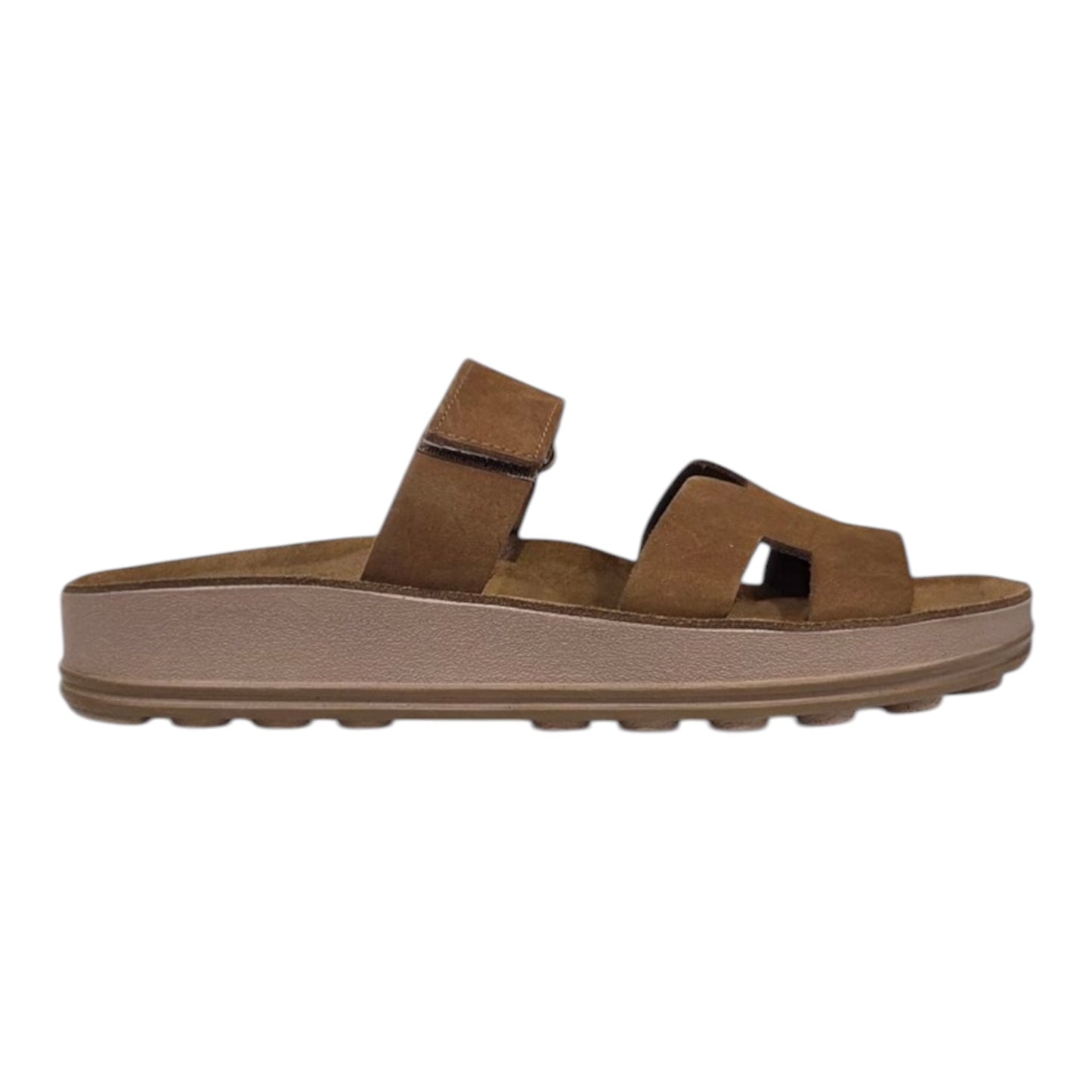 Fantasy brown nubuck sandals