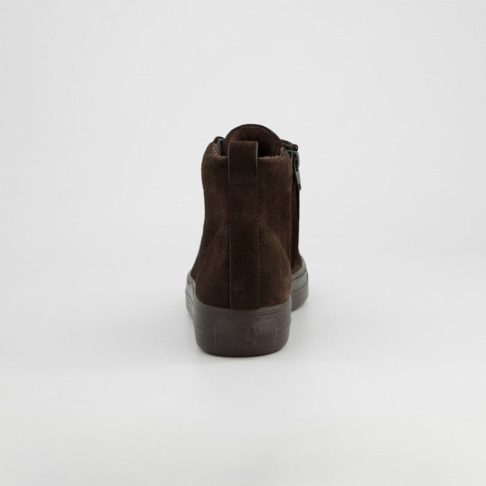 Paul Green brown suede hightop sneakers
