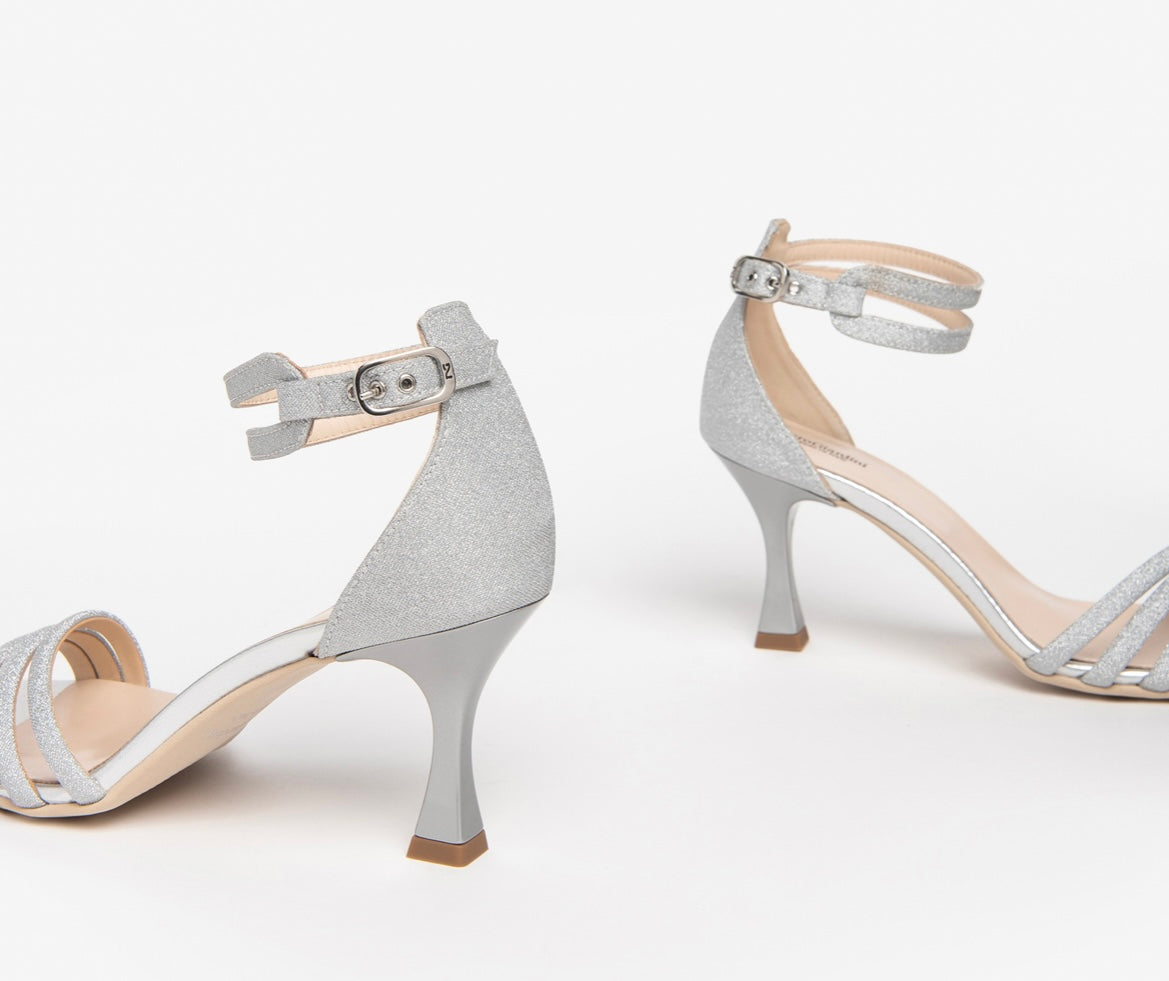 Nerogiardini silver sandals